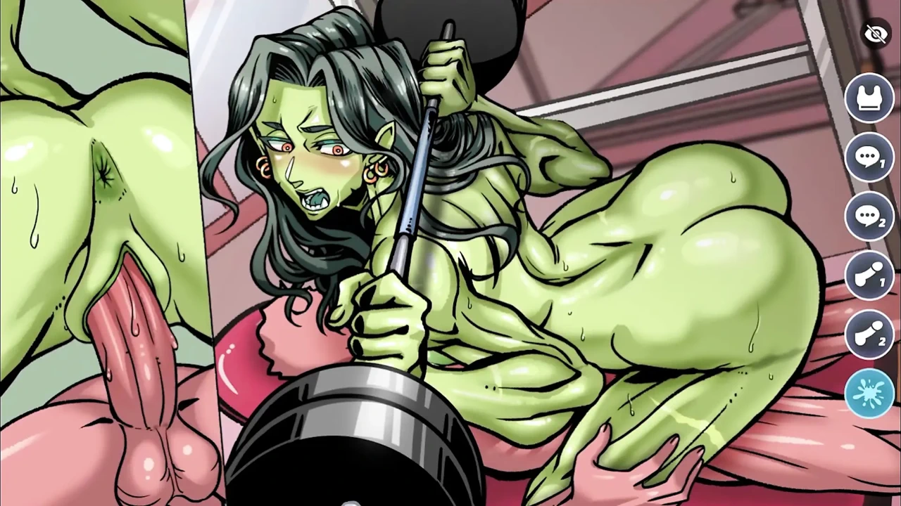 MUSCULAR WOMEN HARDCORE DOGGY STYLE AND COWGIRL – LEWD GYM – PART – 5