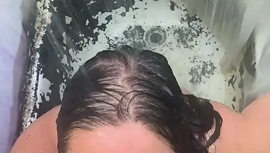 peeing in the shower