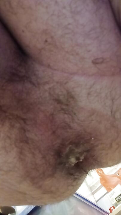 Pushing out cum and farts from loose butthole