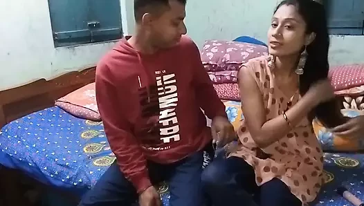 hot Stepmom multiple squirt orgasm when fill Stepson cock inside her pussy with hindi and Bengali audio