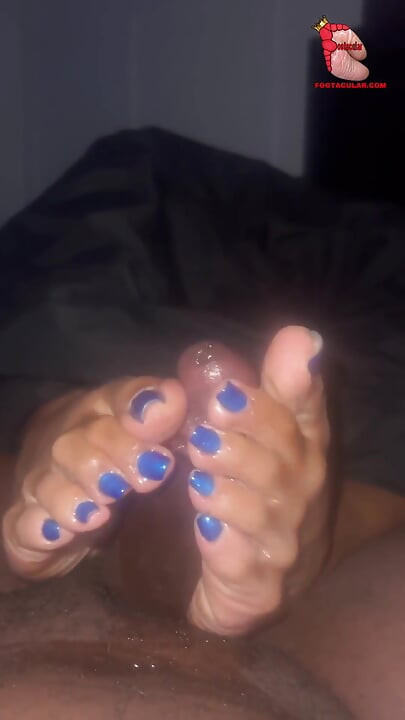 Toejob crystal blue tarde da noite