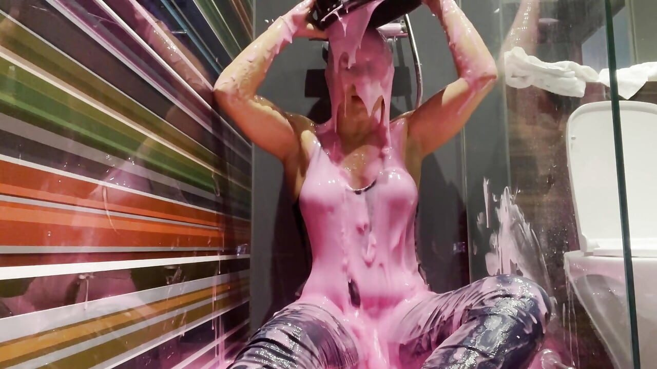 Callie Gets Pink Gunged