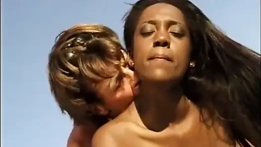 Black and white sex on the beach