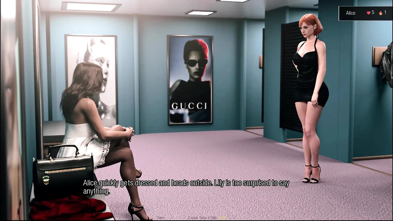 Alice a Hard Life #3 – Mrs. Gray Went to See Alice, Lily Wanted to Go Down on Alice While Liam Walked In