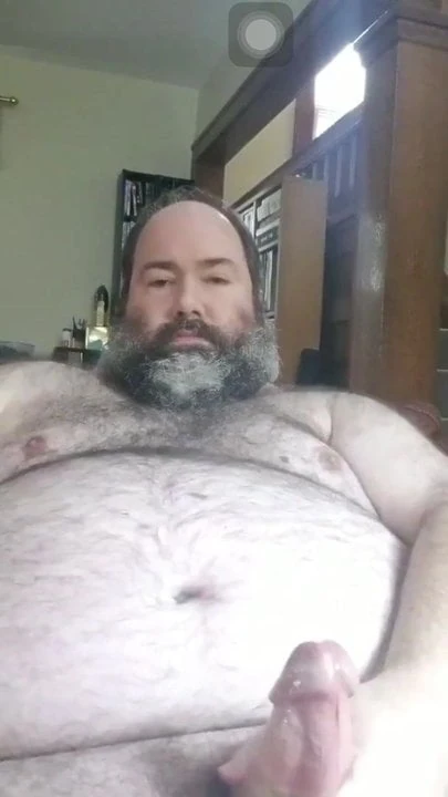 Big cock daddy bear cum