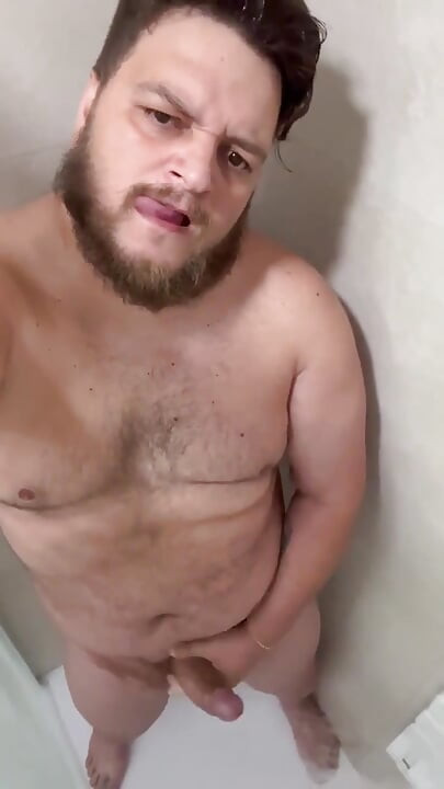 Hot Handjob in the Shower