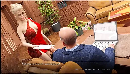 The Spellbook - gameplay - rollenspiel - milf gibt ihrem chef blowjob unter dem tisch