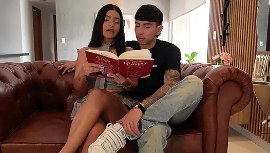 I fuck my classmate when we're home alone