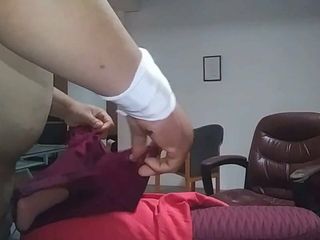 Fucking dirty panties from my exgirlfriend like a big looser
