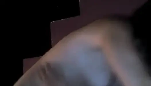 Intense nighttime penis riding