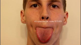 Tongue Fetish - Aaron Tongue Part14 Video1