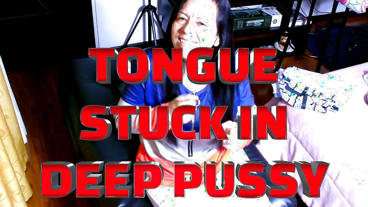 TONGUE STUCK IN DEEP PUSSY WITH ADAMANDEVE AND LUPO