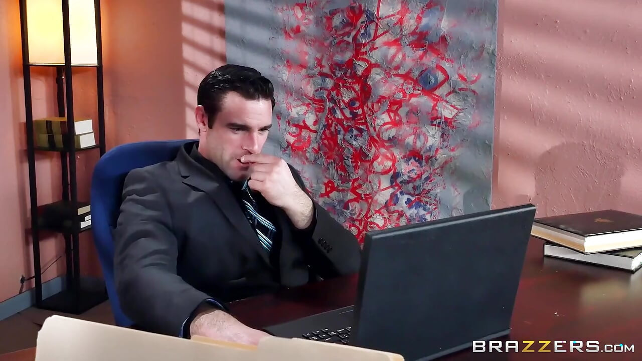 Big Tits at Work - Voluptuous Ava Addams & Riley Give Their Male Boss a Hard Threesome Interview