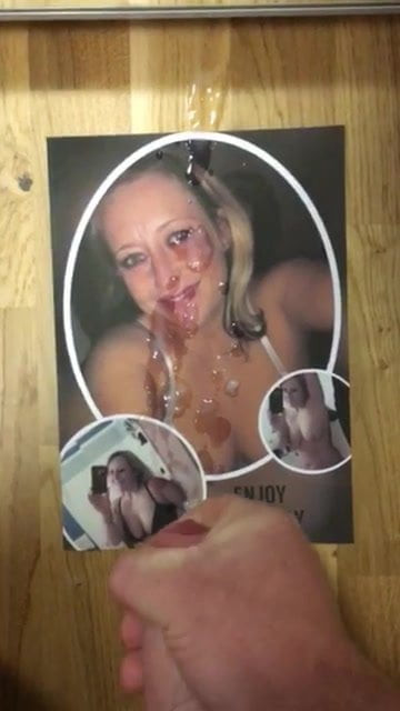 Cum Tribute Blonde Babe