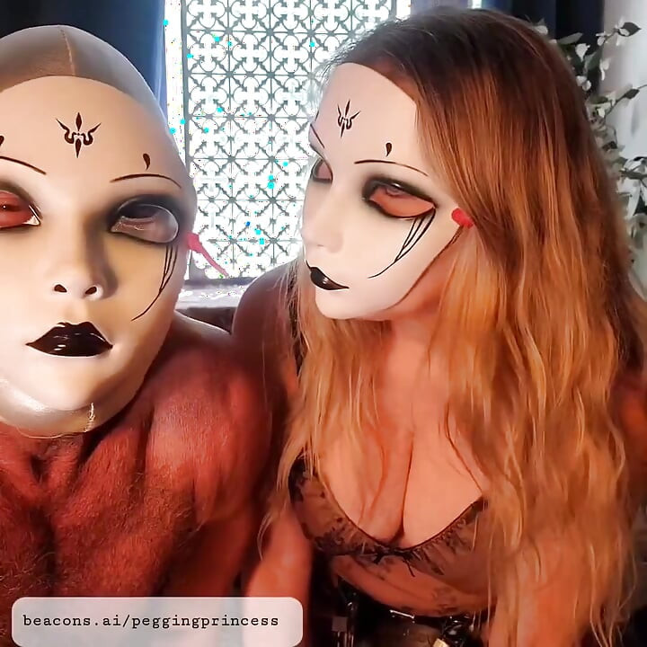 Extrema deusa da destruição anal Peggingprincess prenha puta com Mrhankeystoys Wade Xl Strapon