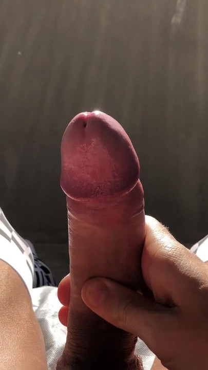 Cumshot compilation: 4 slow-motion cumshots from a ladyboy with a big dick | Clip 3