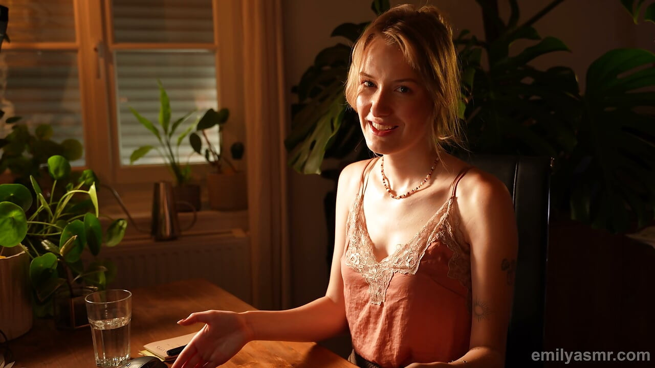 Horny Hotel Receptionist Upgrades More Than Your Room - ASMR Roleplay