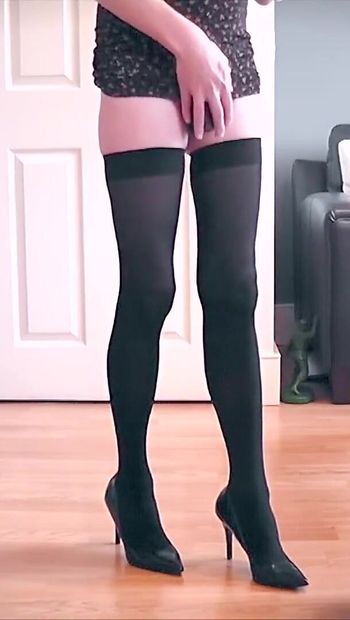 Skinny Sissy CD Playtime in Dresses Stockings & Heels Pt04