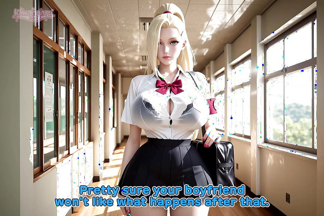 Przewodniczący rady studenckiej Ino Yamanaka popada w zdradę swojego chłopaka - Ai Generated 3D Hentai Anime Porn