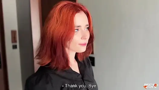 A Beautiful Red-Haired Stranger Was Refused, But Still Came To My Room For Sex