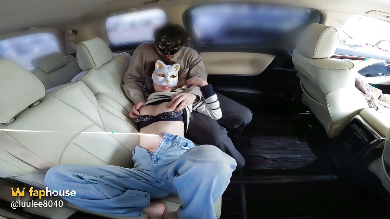 A Perverted Married Woman Gets Excited by Being Forced to Have Sex Naked in a Car.