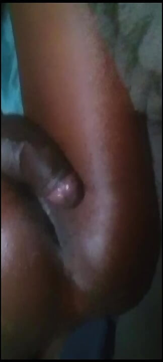 Lihle Mandisi Solo young guy from Africa stroking and milking his hung pipe