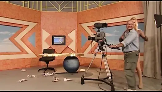 Blonde MILF Deepthroats Latino Cock and Gets DP on Kitchen Table