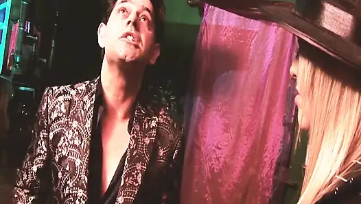 Chic Threesomes Scene 2: Blonde and Brunette MILF Share a Fuck and Cumshot in an Elegant Threesome