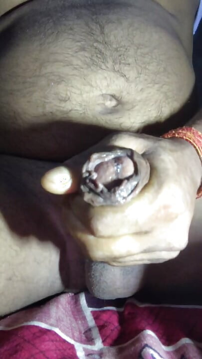 Relaxed night while masturbating