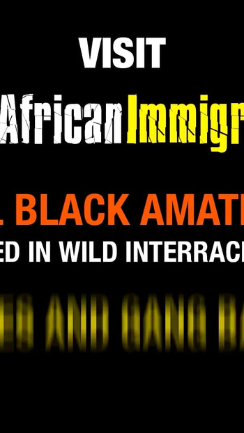 Key moment from "Fresh Of The Boat African Whore Hard DP'd And Hard Rough Fucked By 2 White Dudes"