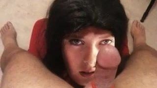 Секс-кукла с камшотом на лицо