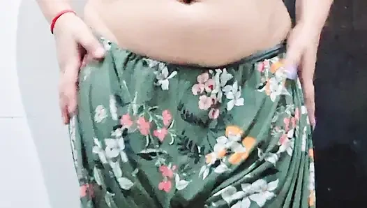 First time young Indian girl live on firlty bathroom