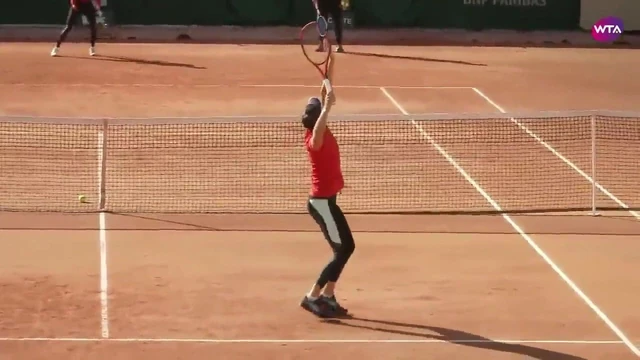 Caroline Garcia practice