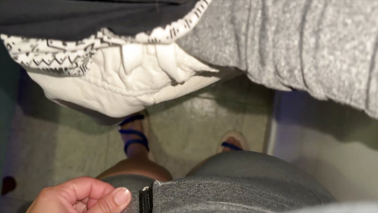 Big-bootied Girl Grabs Stranger's Dick
