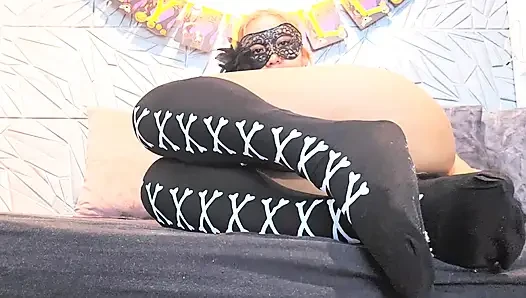 Seksi iç çamaşırı popodan sikildi
