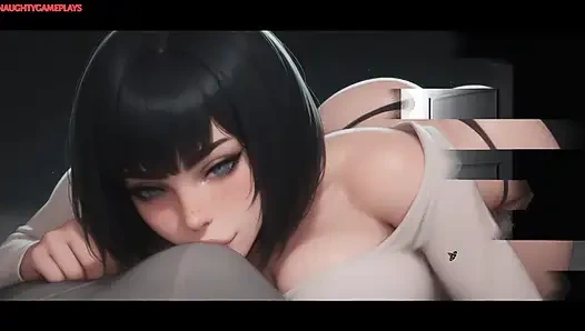 Cute Sexy Stepsister Gives Amazing Blowjob - Obsessed Lucy Part 02 By VNGTrash