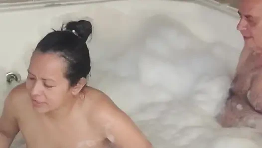 HOTTEST WET MASSAGE WITH ADAMANDEVE AND LUPO