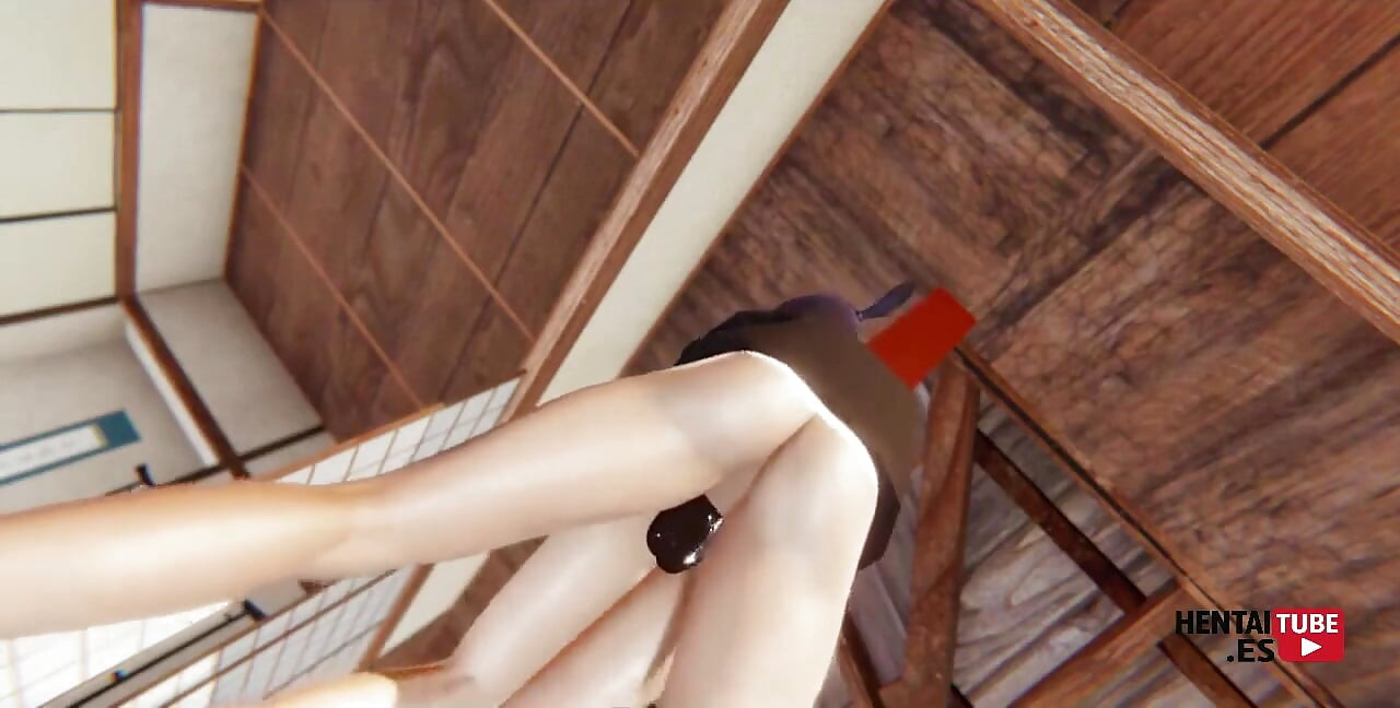 Chainsaw Man Hentai - Aki Fucks Makima While She's Clinging to the Column of Her House.
