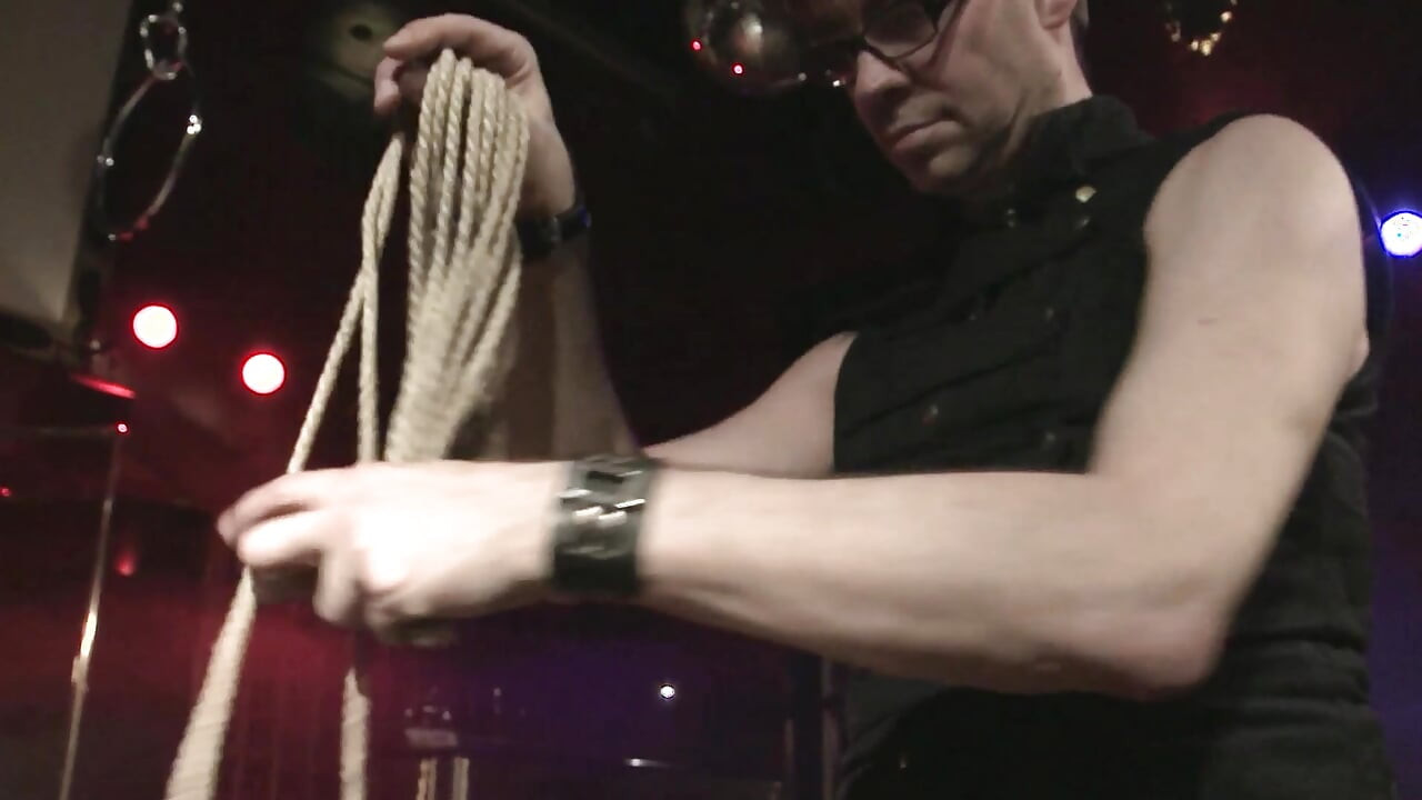Teen Slave Slut Gets Tied up and Suspended for a Teasing Bondage Punishment Session