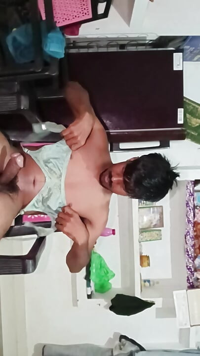 I am massaging my penis,