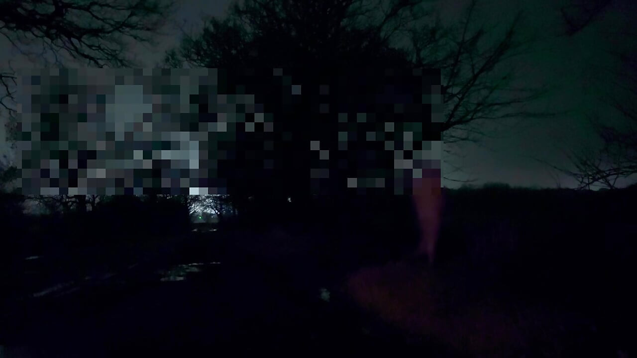 Skinem se gola i drkam na javnom putu