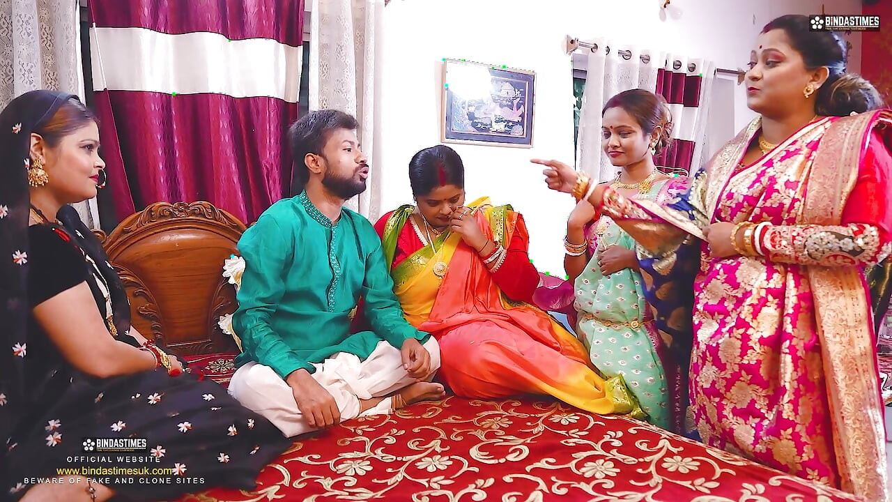 Desi Indian Thirki Husband fucks his all four wives at the same time and cumshot on face ( Hindi Audio )