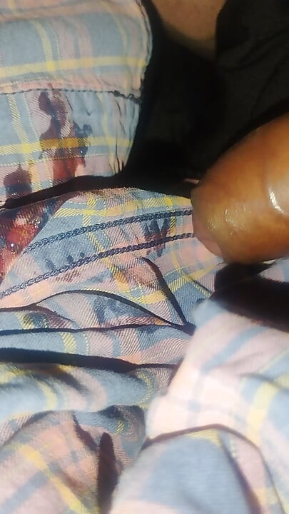 Tampilan lebih dekat dari air mani dan kontolku