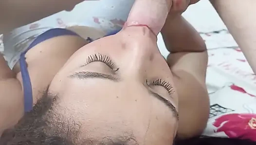 She Is My Wife's Friend, Yes! Hahaha... Young Brunette, Moaning Hot and Giving Her Pussy!