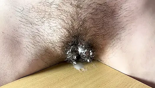 I can't stop doing this!!! hairy virgin rubbing.female masturbation