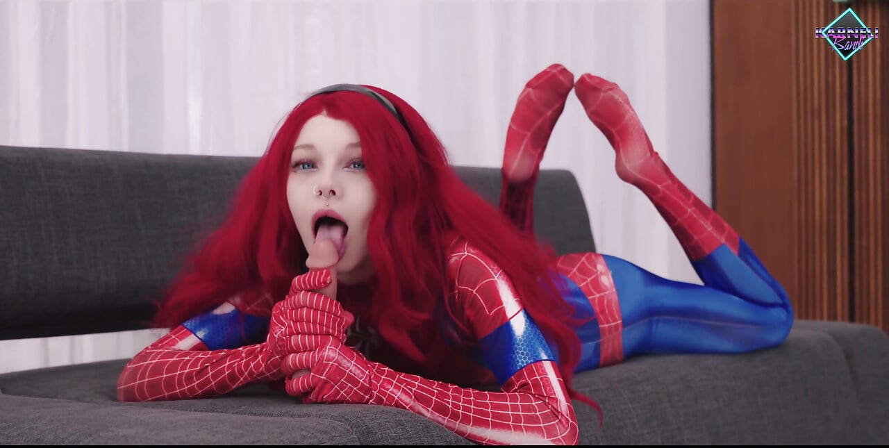 Spider Woman and Her Wet Needy Spider Holes. Thor's Hammer Cream