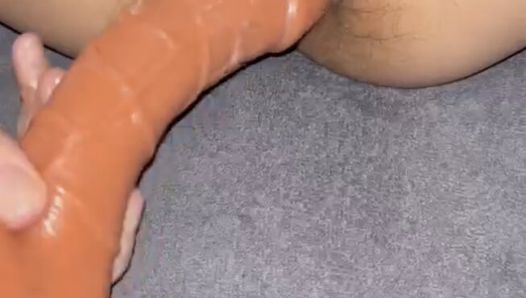 Pampered with four dildos