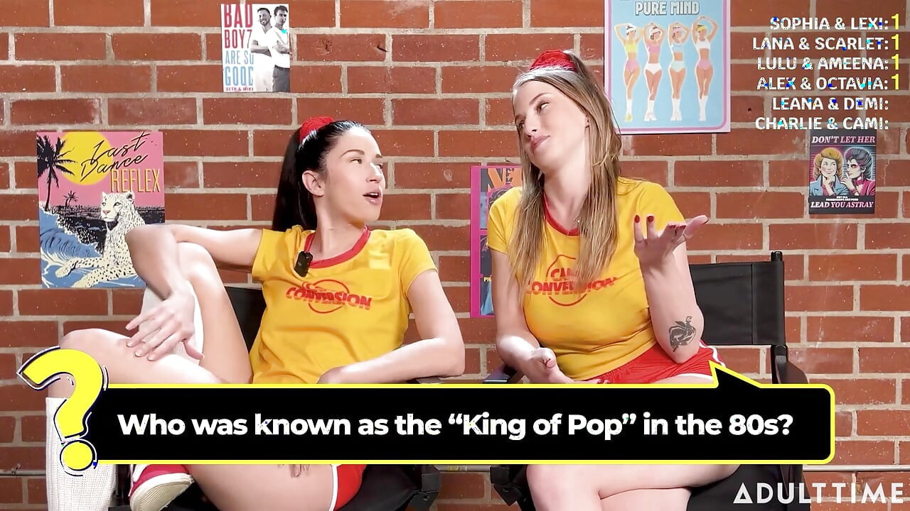80's Trivial with the Cast of 'escape From Camp Conversion: a Girlcore Trilogy' Adult Time