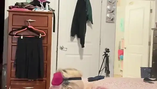 Busty Blonde Tied up and Used Hard