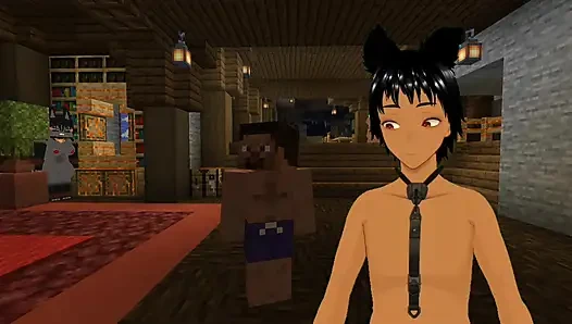 Minecraft Sexcraft The Jenny Mod  - Seeing what Cassie has to offer with her massive tits